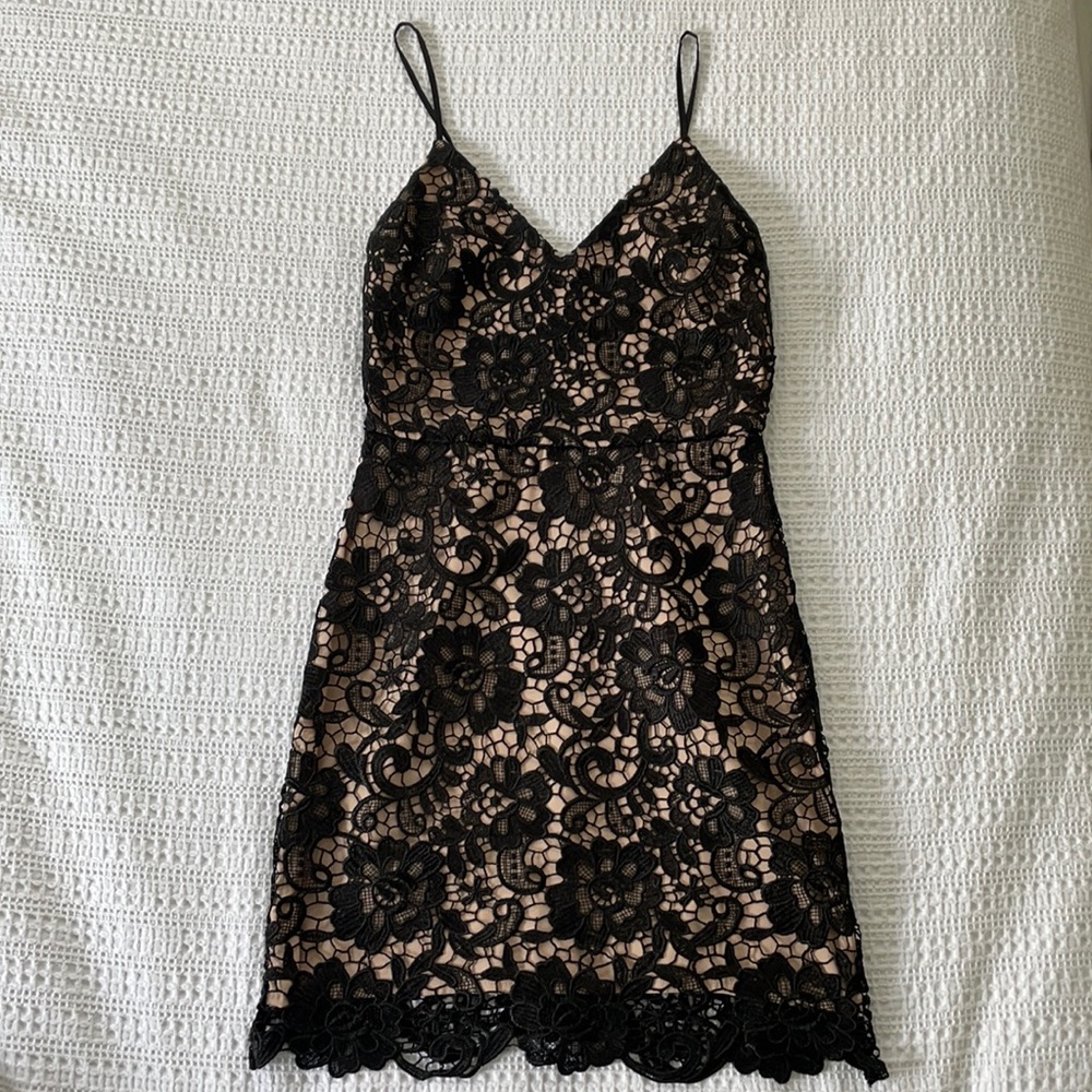 Express Black Lace Dress